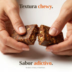 Textura interior de la barra Sapien Salted Peanut Butter