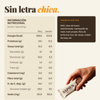 Barra Maní Cacao — ingredientes sin letra chica