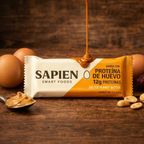 Barra de proteína Sapien Salted Peanut Butter 52g con 12g de proteína de clara de huevo