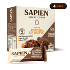 Caja de 4 barras Sapien Maní Cacao 52g