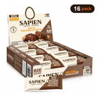 Caja de 16 barritas mini Sapien Maní Cacao 30g