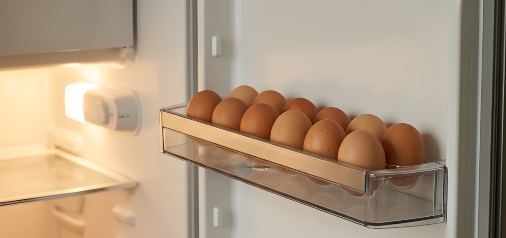 Huevos, leche y verduras en el refrigerador — la proteína que siempre estuvo en tu cocina